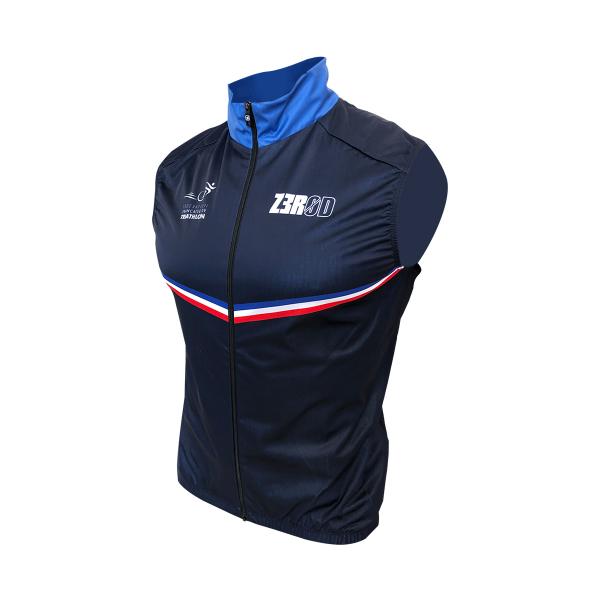 Gilet coupe-vent France Z3R0D - gilet sans manches vélo