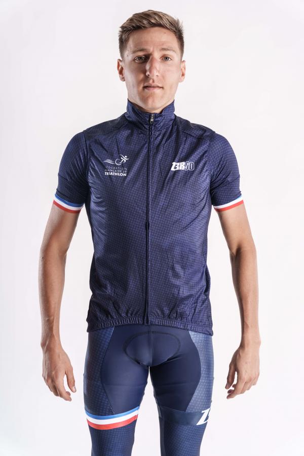 Gilet coupe-vent France Z3R0D - gilet sans manches vélo