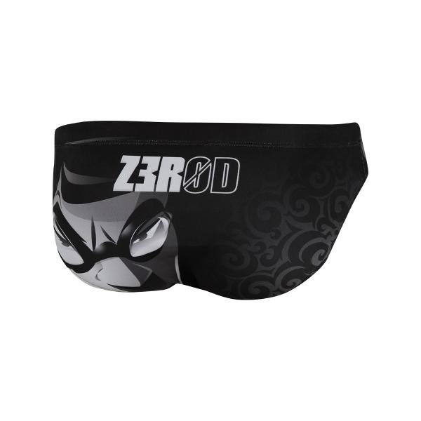 Maillot de bain homme graphic brief slip de bain - Ravenman noir ZEROD 