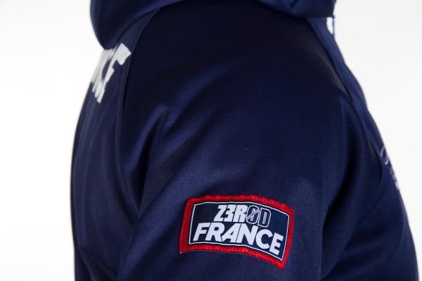 Z3R0D - Triathlon : Outlet : HOODED JACKET FRANCE     (NAVY)