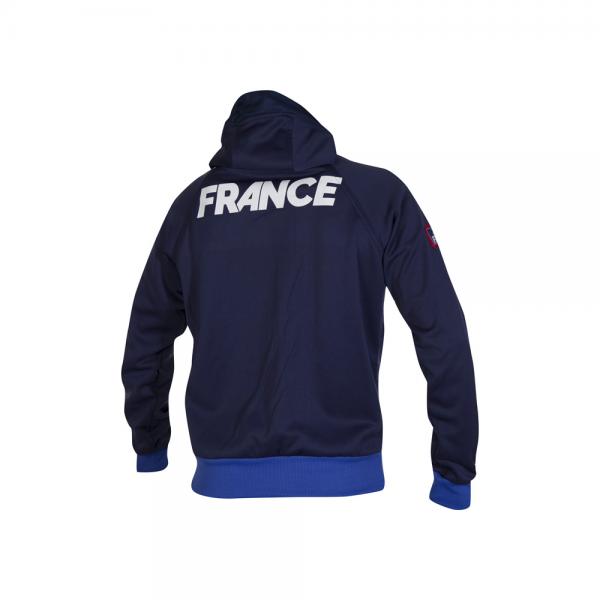 Z3R0D - Triathlon : Outlet : HOODED JACKET FRANCE     (NAVY)