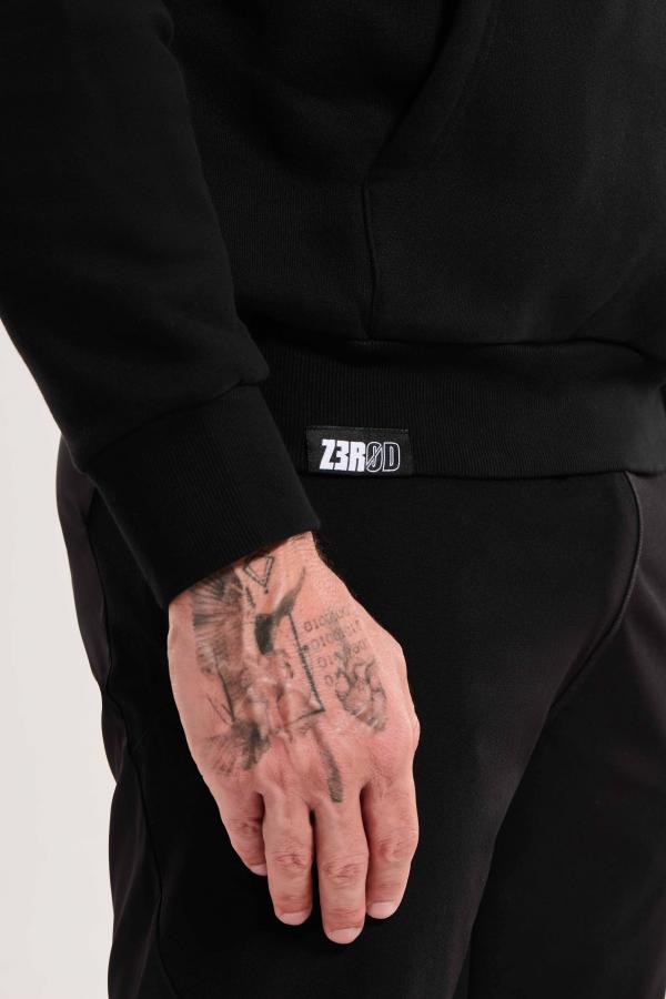Sweat à capuche hoodie noir Z3R0D Swim Bike Run