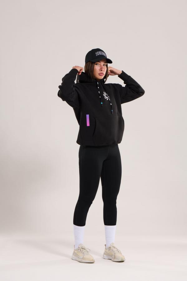 Z3R0D Vortex Black Hoodie