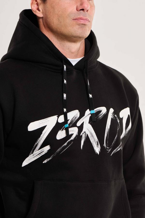 Sweat à capuche hoodie noir Z3R0D Swim Bike Run