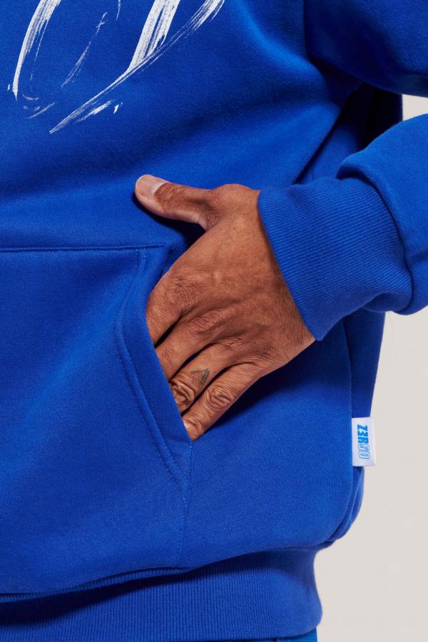 Sweat à capuche hoodie France bleu Z3R0D