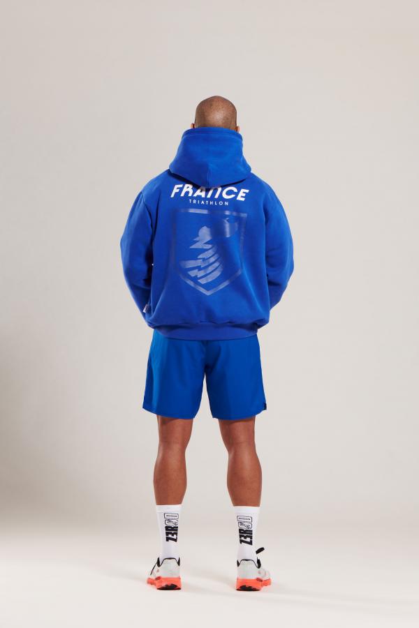 Sweat à capuche hoodie France bleu Z3R0D