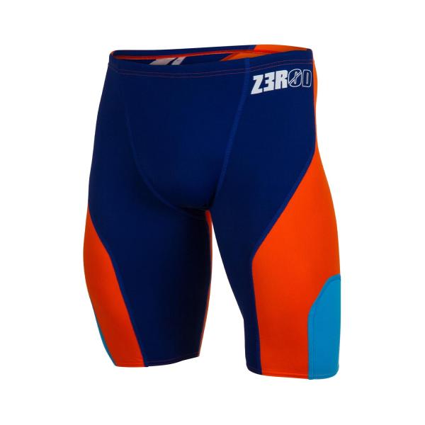 Jammer natation bleu marine, atoll, orange homme | Z3R0D