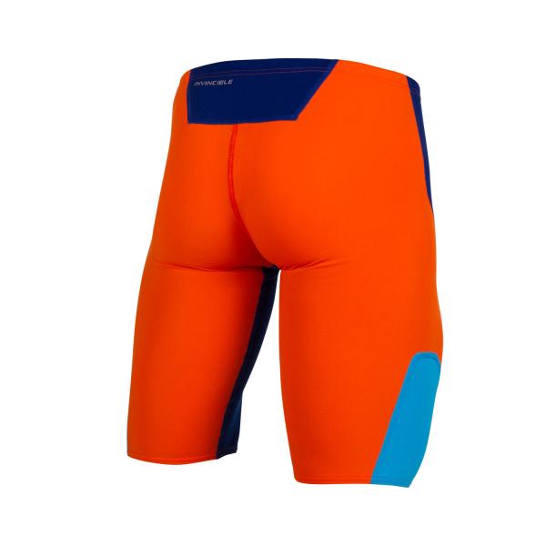 Jammer natation bleu marine, atoll, orange homme | Z3R0D