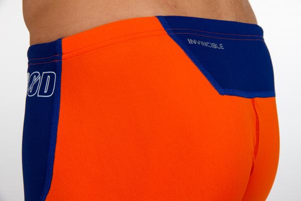 Jammer natation bleu marine, atoll, orange homme | Z3R0D