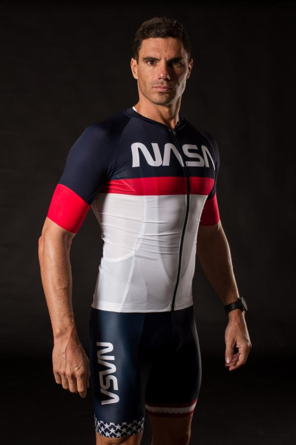 Maillot vélo Z3R0D Nasa Explorer, maillot cyclisme manches courtes 