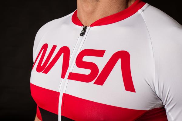 Maillot vélo Z3R0D Nasa Explorer, maillot cyclisme manches courtes 