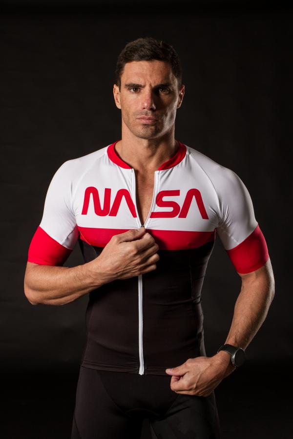 Maillot vélo Z3R0D Nasa Explorer, maillot cyclisme manches courtes 