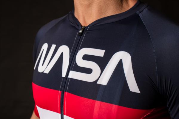 Maillot vélo Z3R0D Nasa Explorer, maillot cyclisme manches courtes 