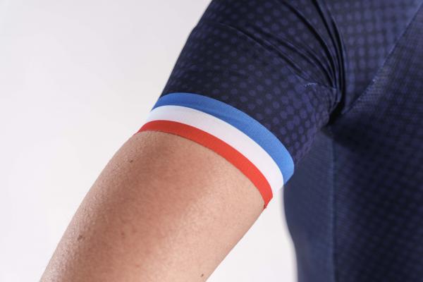 Maillot vélo France Z3R0D à manches courtes pour femmes