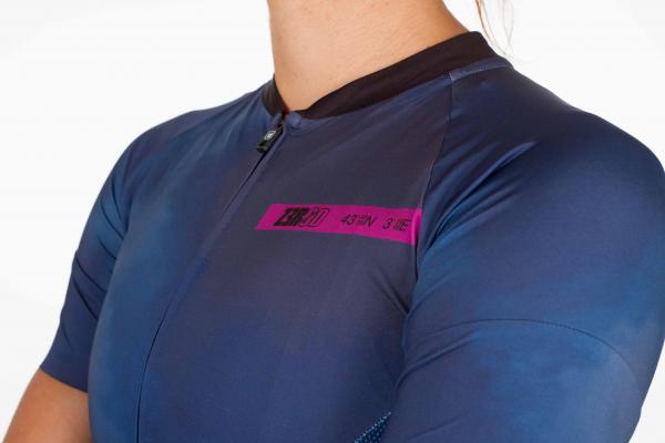 Maillot vélo hot purple mist Z3R0D à manches courtes pour femmes