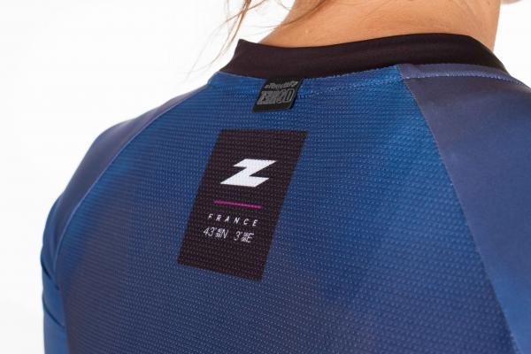 Maillot vélo hot purple mist Z3R0D à manches courtes pour femmes