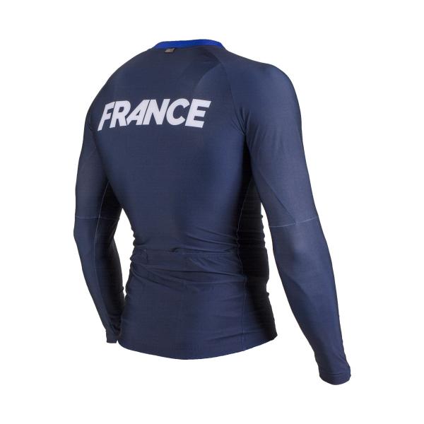 Z3R0D - maillot vélo manches longues France FFTRI