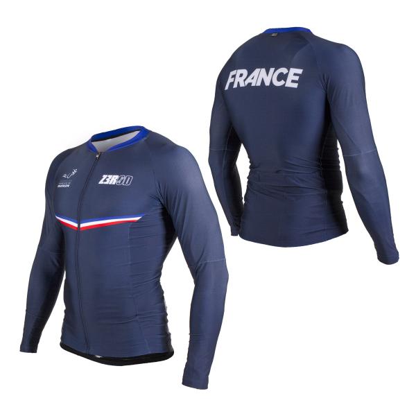 MAILLOT VELO MANCHES LONGUES FRANCE