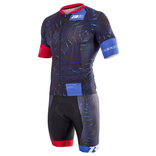 Maillot vélo Z3R0D The Island, maillot cyclisme manches courtes 
