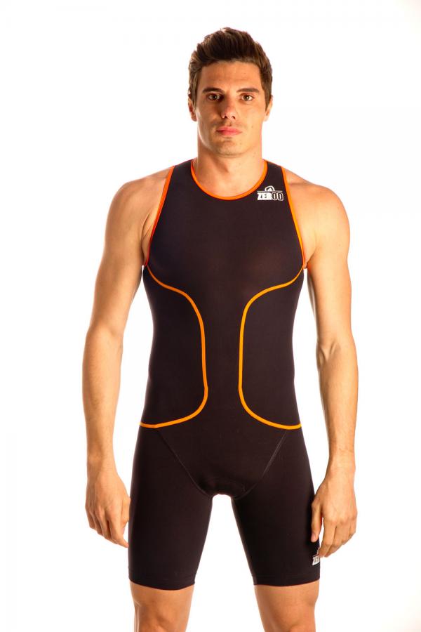 Z3R0D - Triathlon : Fins de série 2, HOMMES : oSUIT MAN (ORANGE/BLACK)