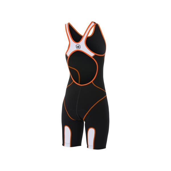 Z3R0D - BLACK/ORANGE oSUIT WOMAN