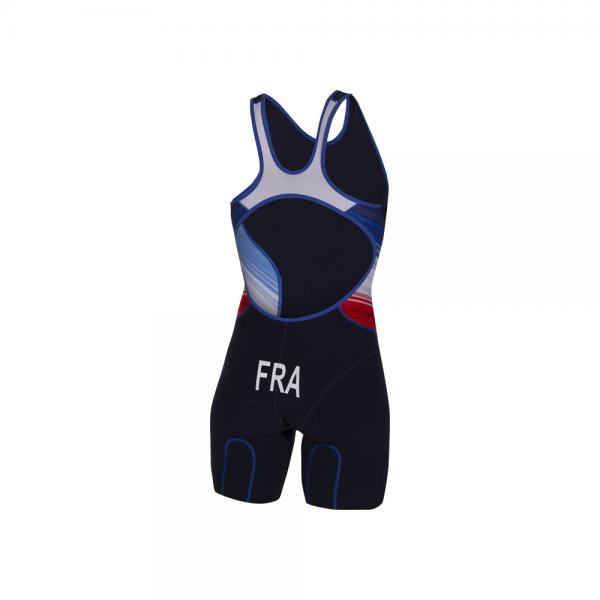 Tenue de triathlon, trifonction oSUIT femme Z3R0D FFTRI