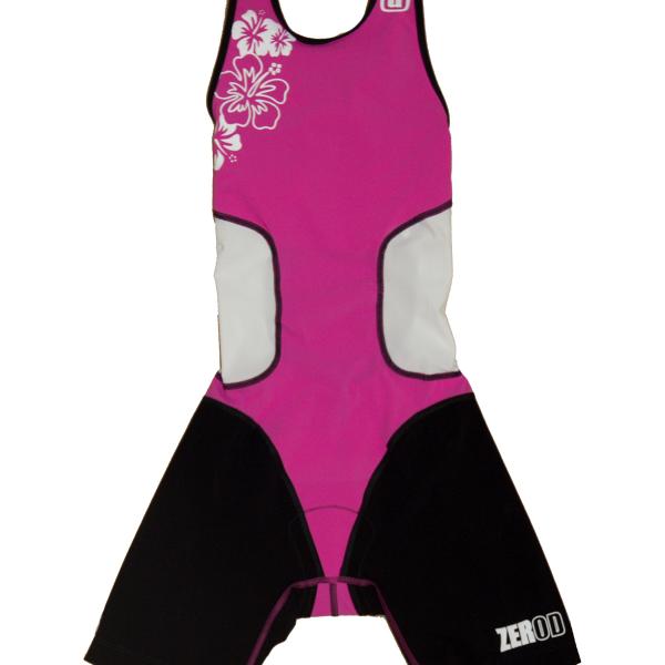Z3R0D - Triathlon : Fins de série 2, FEMMES : oSUIT WOMAN Pink White (PINK/BLACK/WHITE)