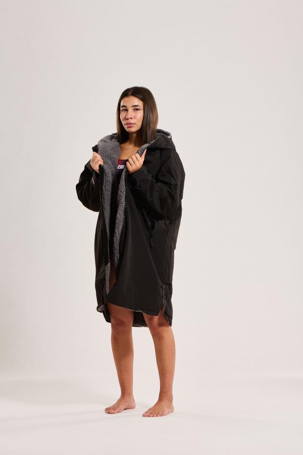 Parka imperméable eau libre black anthracite noir | Z3R0D