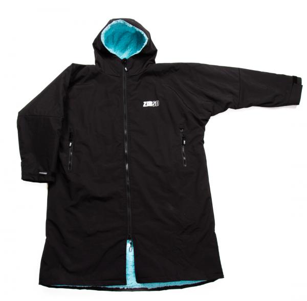 Parka imperméable eau libre noir et atoll | Z3R0D