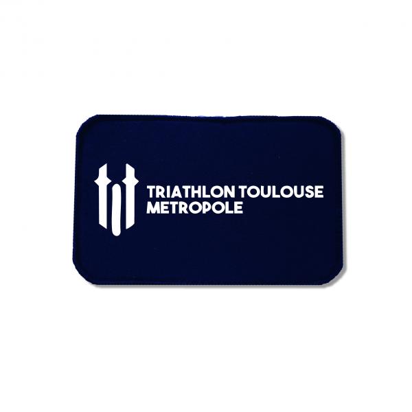 Patch velcro bleu marine personnalisable Z3R0D