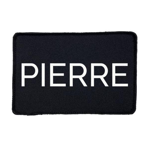 Patch velcro noir grande taille personnalisable Z3R0D