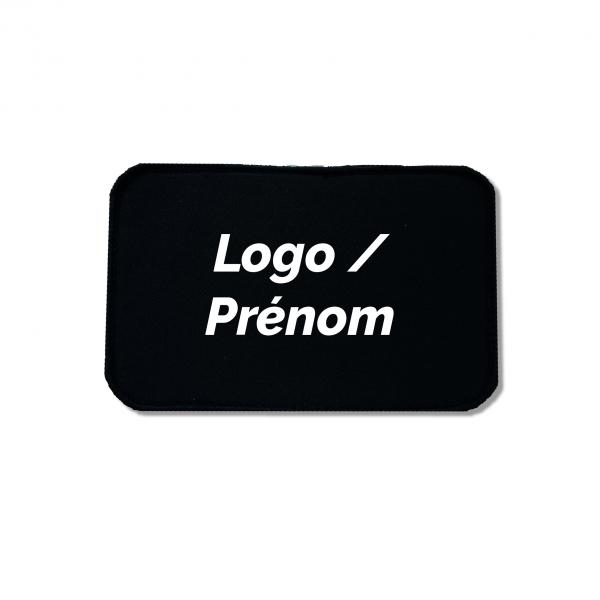 Black Customizable Velcro Patch Big Size 