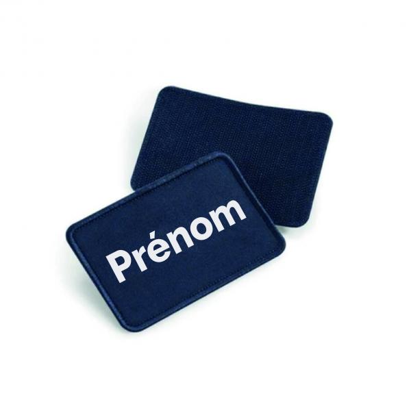 Patch Flocage Velcro Petite Taille bleu marine