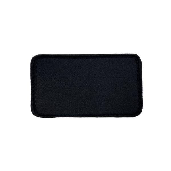 Black Customizable Velcro Patch small size | Z3R0D
