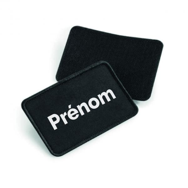 Black Customizable Velcro Patch Small Size 