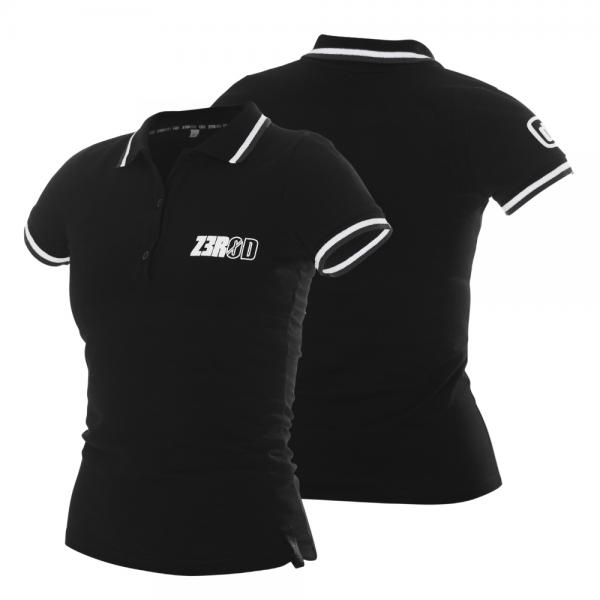 Z3R0D - WOMAN POLO BLACK