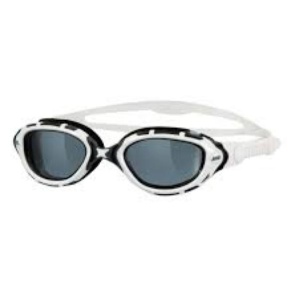 Z3R0D - Triathlon : OUTLET , GOGGLES : PREDATOR FLEX WHITE/BLACK/SMOKED (WHITE/BLACK/SMOKE)