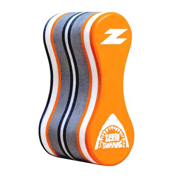 Pull-buoy de natation noir, orange et blanc | Z3R0D 