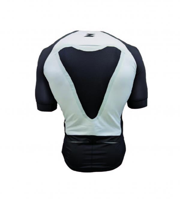 Racer man black vivacity ttSINGLET | Z3R0D - triathlon sleeved top 