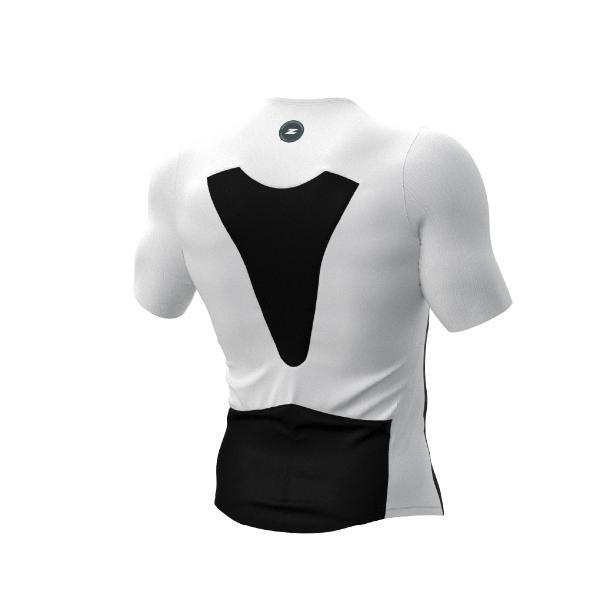 Racer man Faded Mariniere ttSINGLET | Z3R0D - triathlon sleeved top 