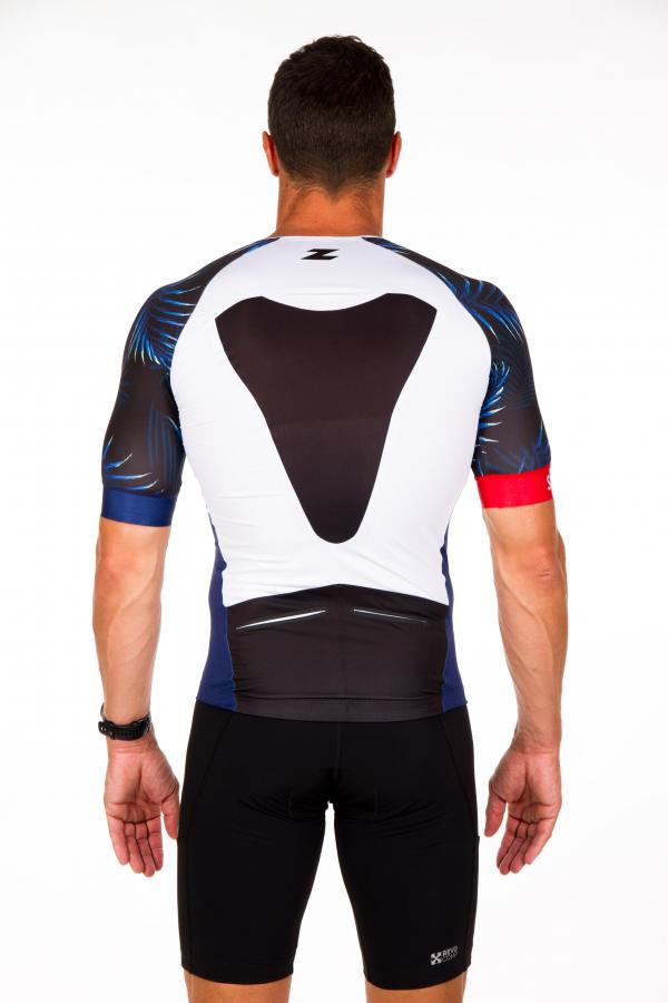 ttSINGLET Racer homme The Island| Z3R0D - haut de triathlon à manches 