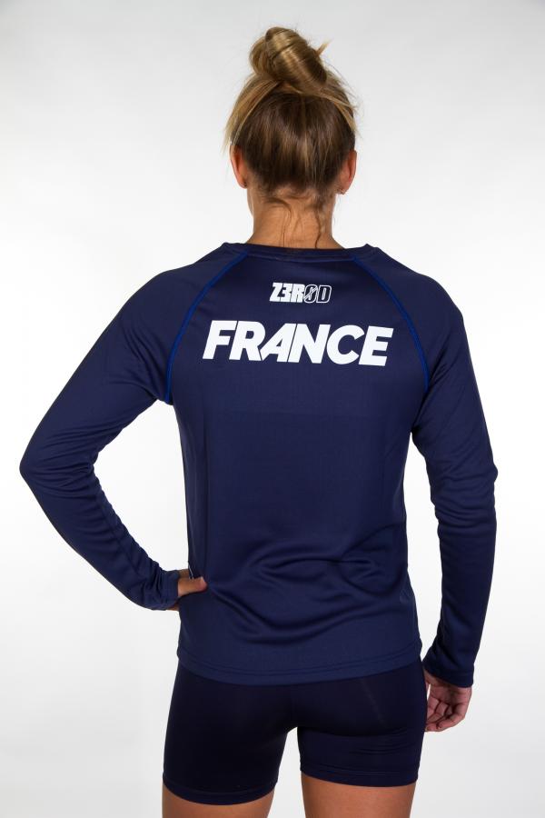 T-shirt manche longues running équipe de France Z3R0D