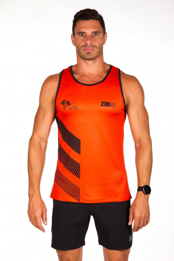 Netherlands Man Running Singlet | Z3R0D Dutch running top