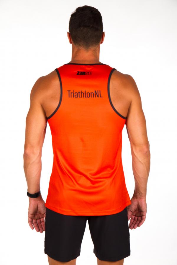 Netherlands Man Running Singlet | Z3R0D Dutch running top