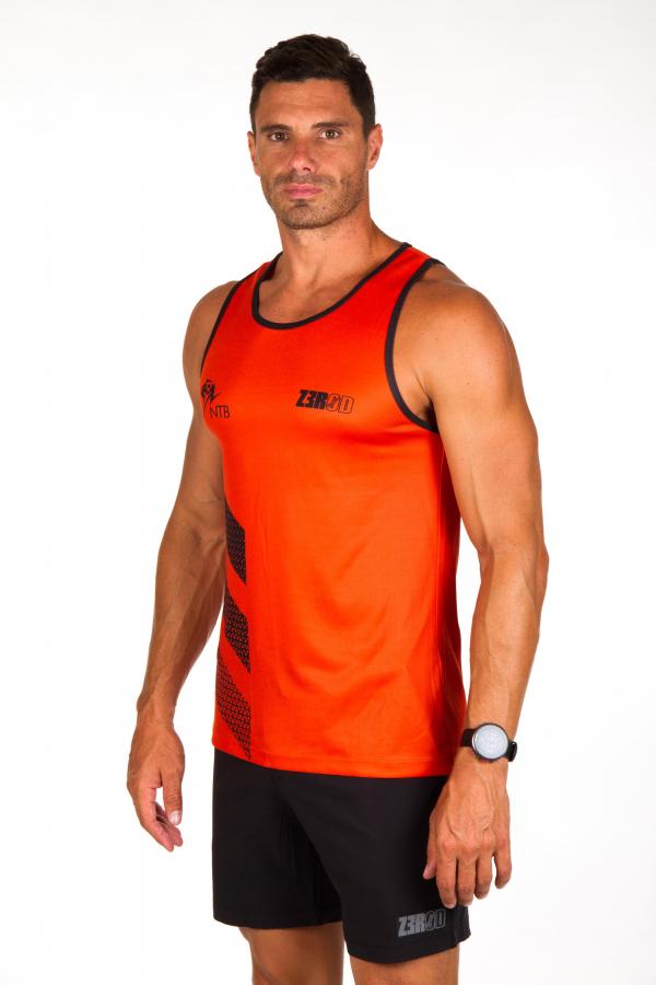 Netherlands Man Running Singlet | Z3R0D Dutch running top