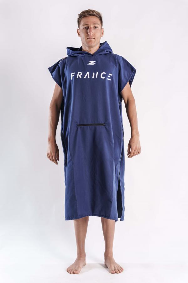 Poncho de natation France et serviette de bain | Z3R0D