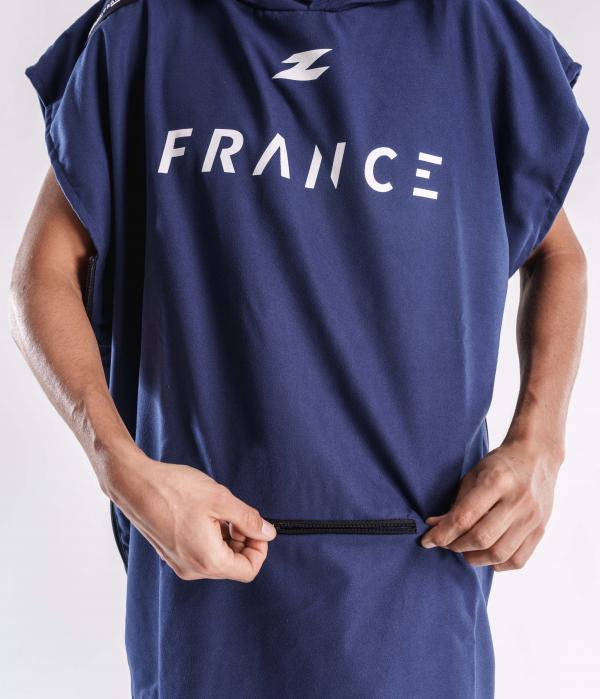 Poncho de natation France et serviette de bain | Z3R0D