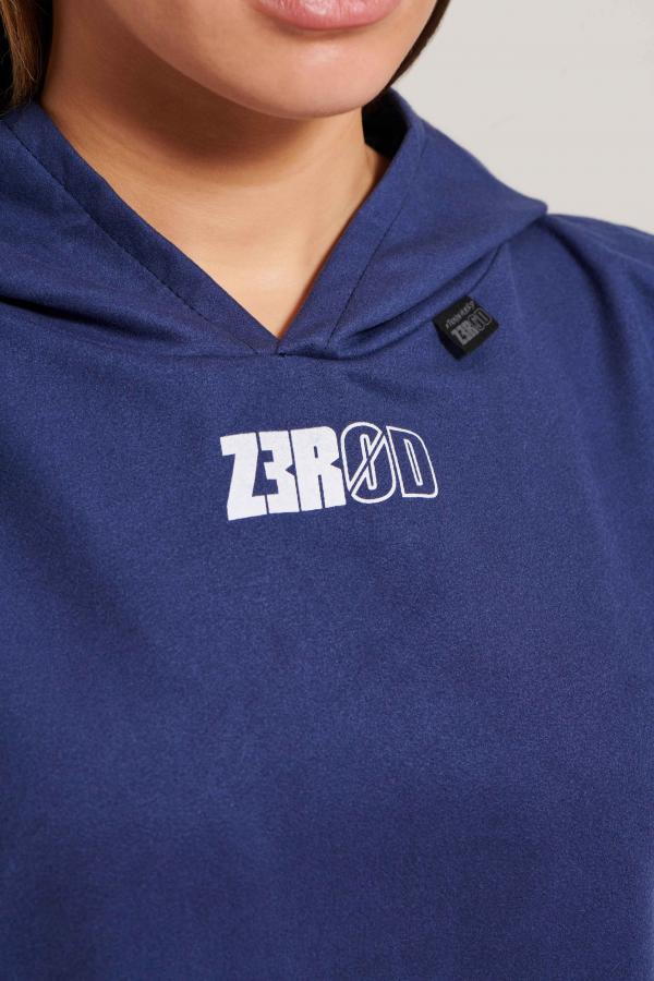 Poncho de natation et serviette de bain bleu marine | Z3R0D