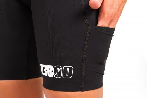 Triathlon racer woman black shorts | Z3R0D - triathlon bottom gear