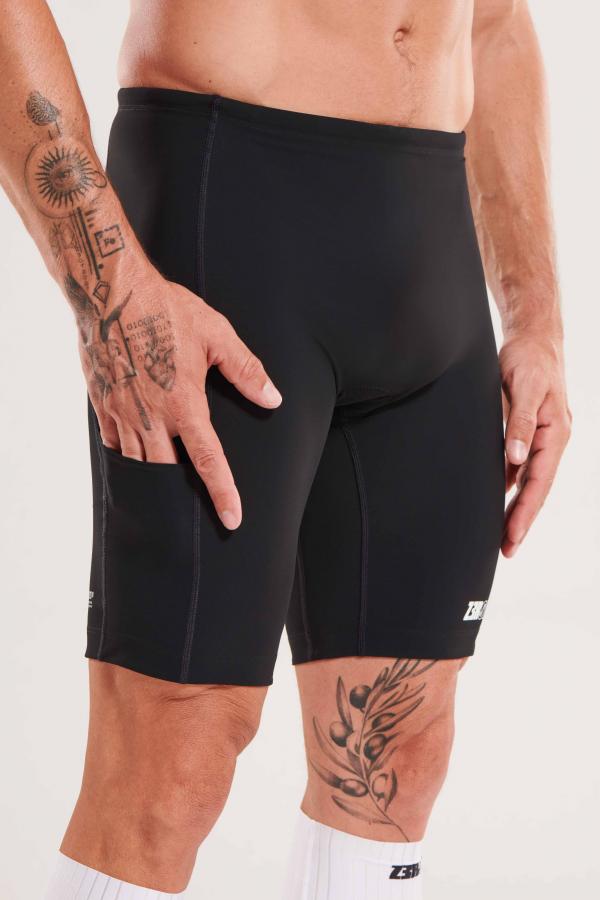 Short triathlon racer homme noir | Z3R0D